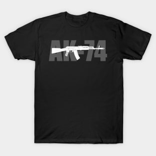 AK-74 Assault Rifle (White version) T-Shirt